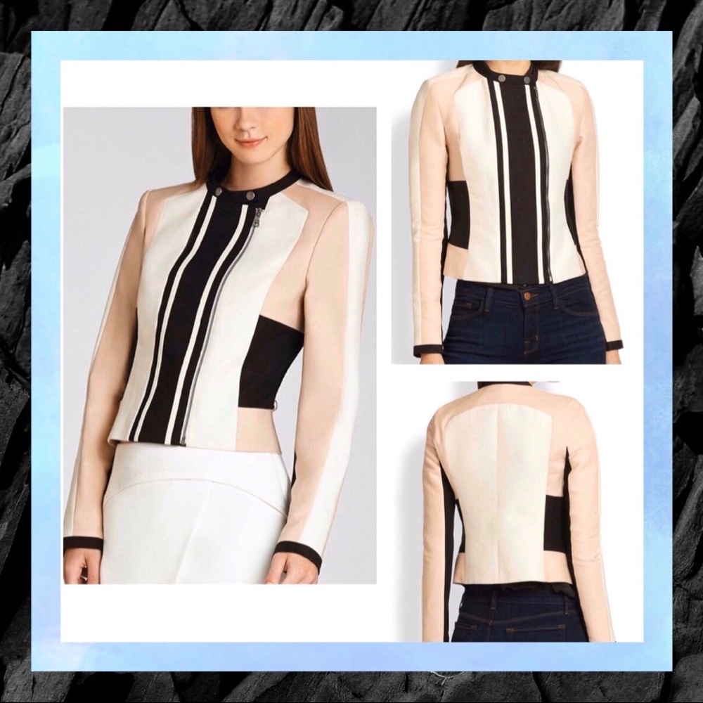 BCBGMAXAZRIA Color Block Blazer, Small (#005) ***